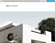 Tablet Screenshot of bnarchitects.com